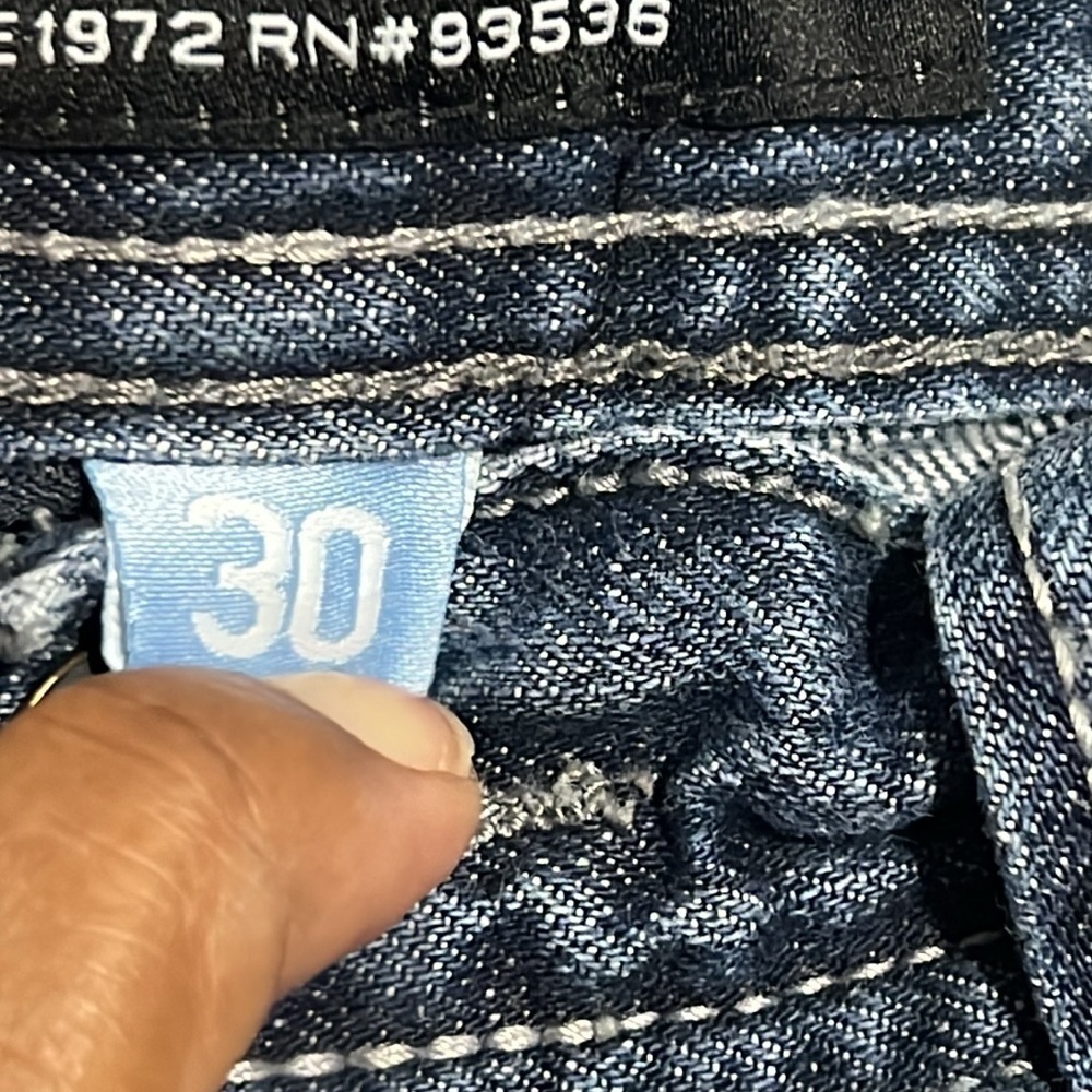 Ecko Unlimited Men's Vintage Denim shorts - Size 30 - Blue - Picture 5 of 10